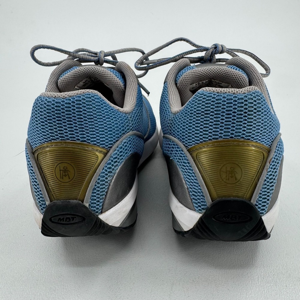 MBT Anti Shoe WOMENS Blue Gray Lace Up Walking Toning Shoes Sneakers SIZE 7.5 - Picture 12 of 15